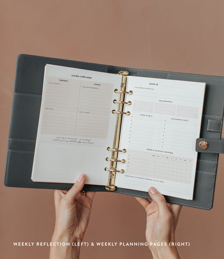 Weekly Ring Binder Planner Set