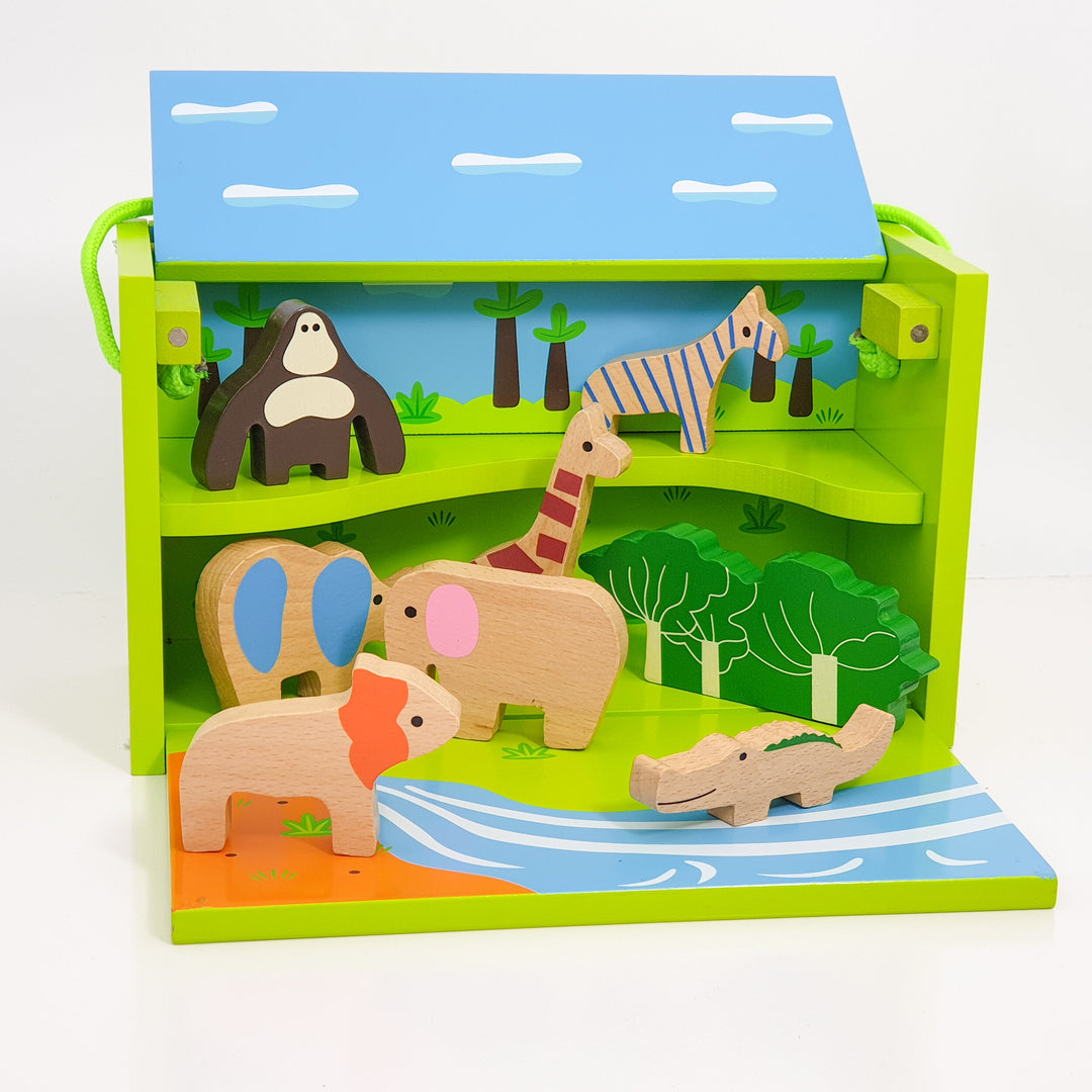Wild Adventures Wooden Safari Set