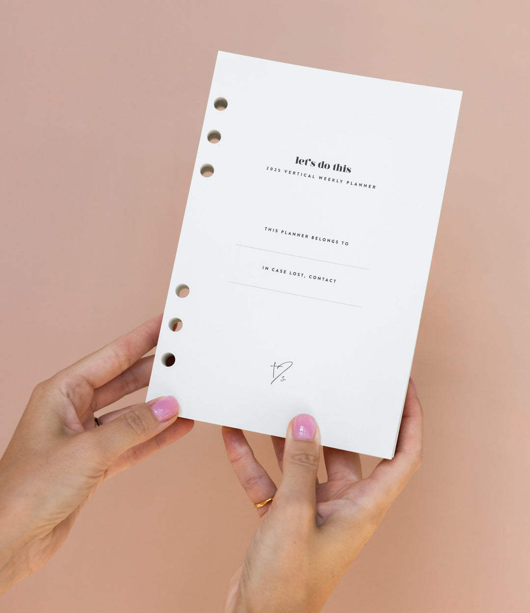 Organised Week Vertical Planner Pack