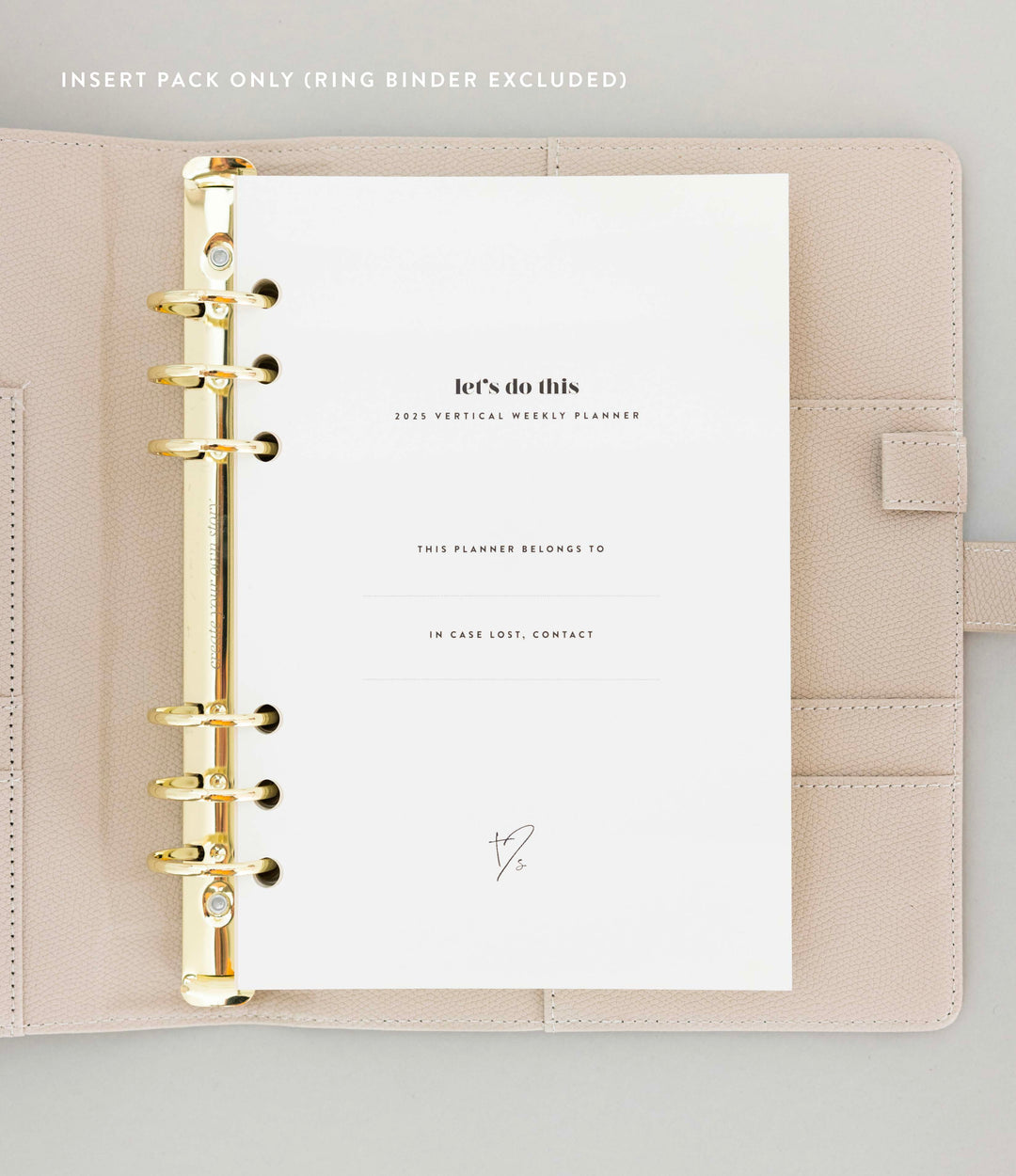 Organised Week Vertical Planner Pack