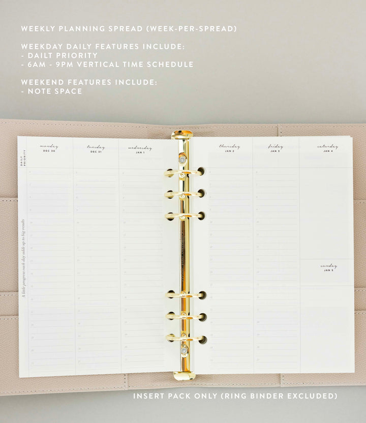 Organised Week Vertical Planner Pack