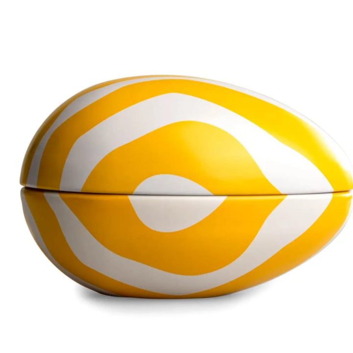 Striped Easter Tin Egg
