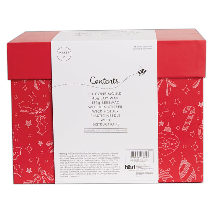 Bumble Snowflake Candle Making Kit