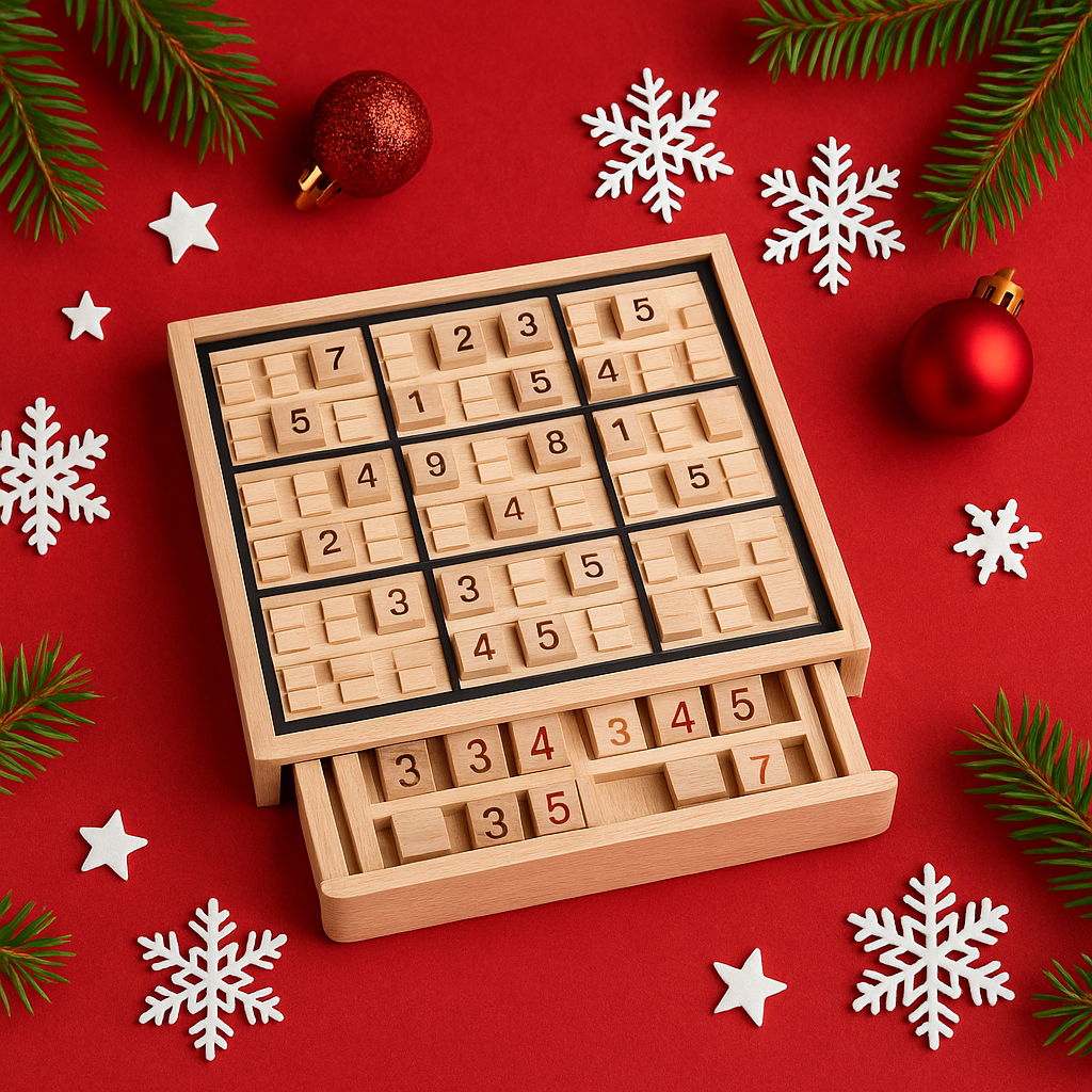 Branded Wooden Sudoku