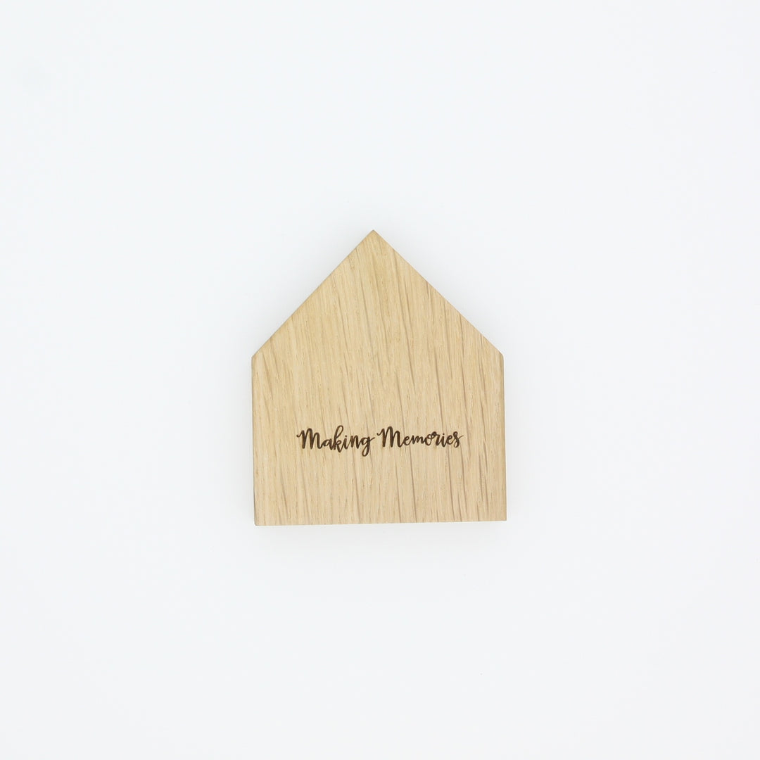 Rustic Oak Photo Display