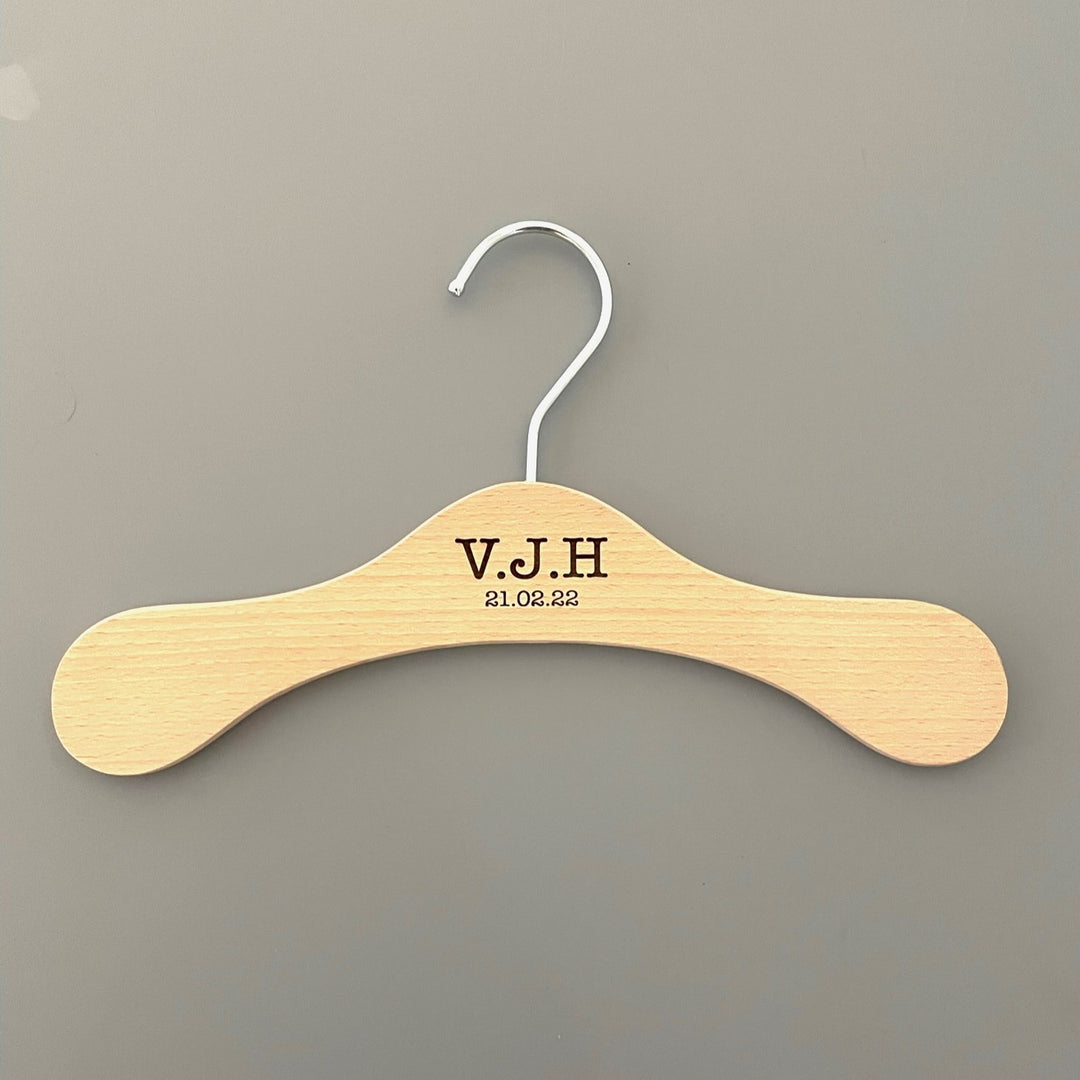 Personalised Wooden Children's Clothes Hanger