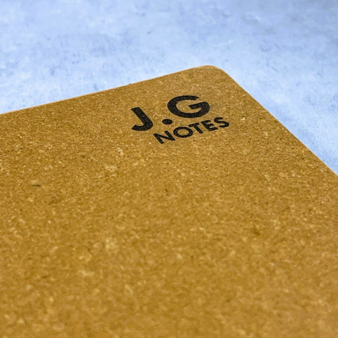 Sustainable Personalised A5 Leather Notebook