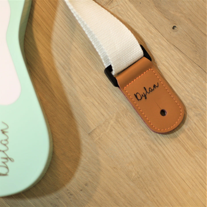 Personalised Leather Guitar Strap