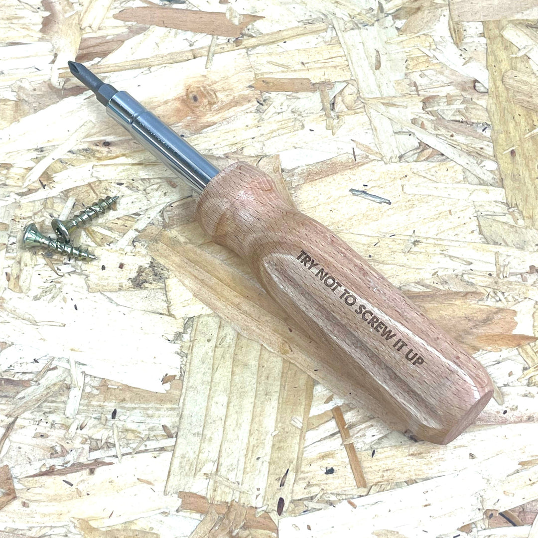 Personalised Wooden Screwdriver