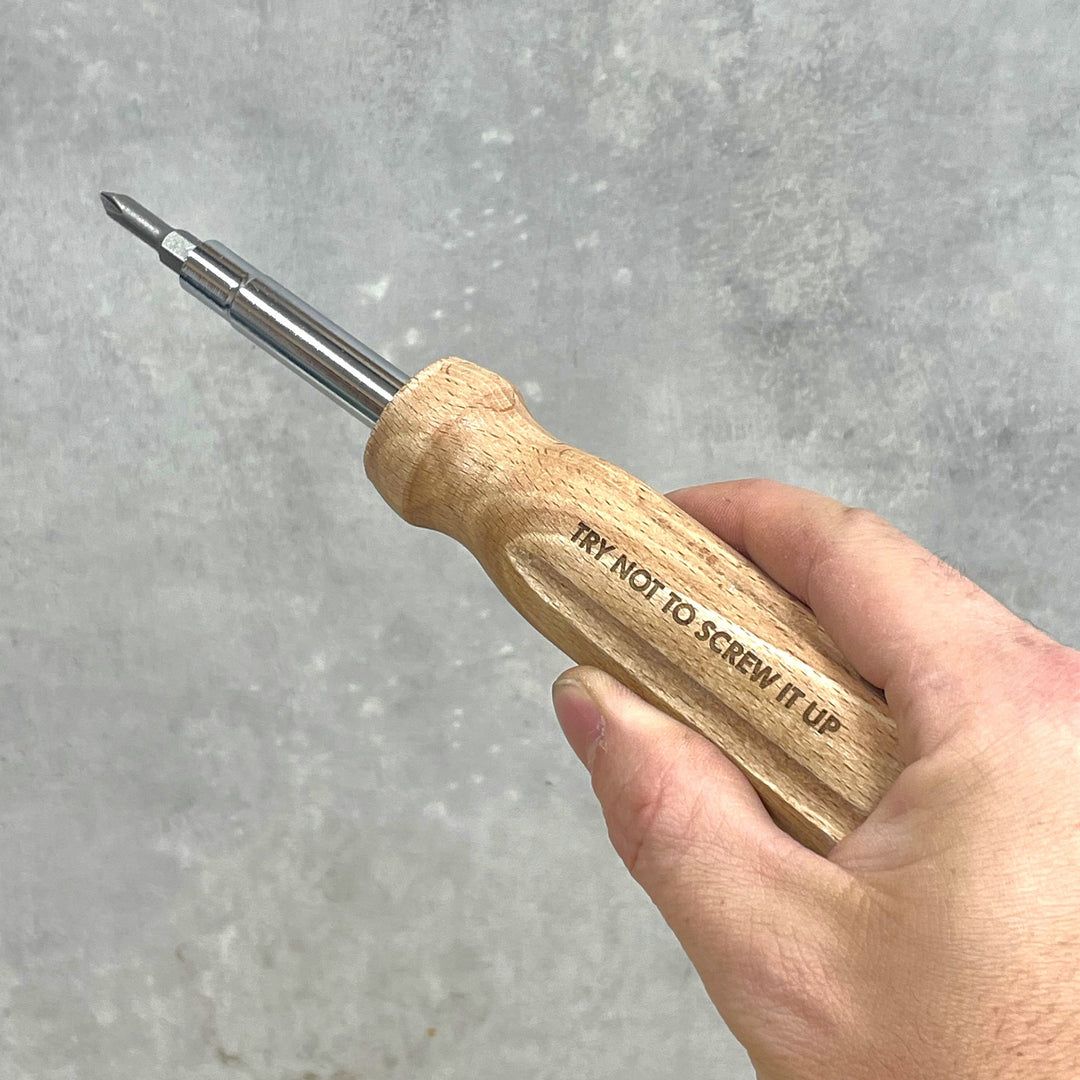 Personalised Wooden Screwdriver