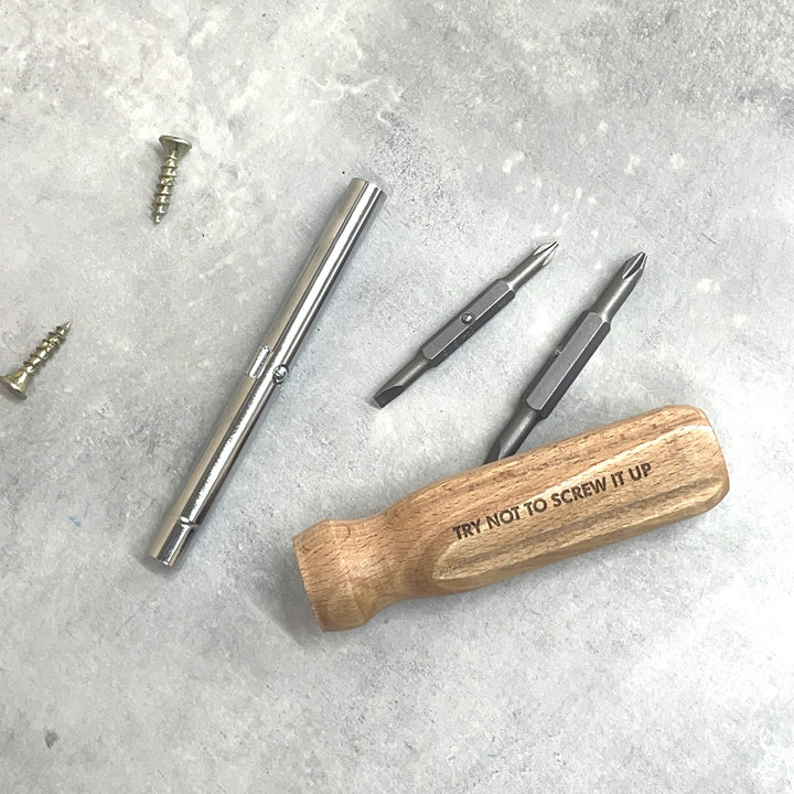 Personalised Wooden Screwdriver
