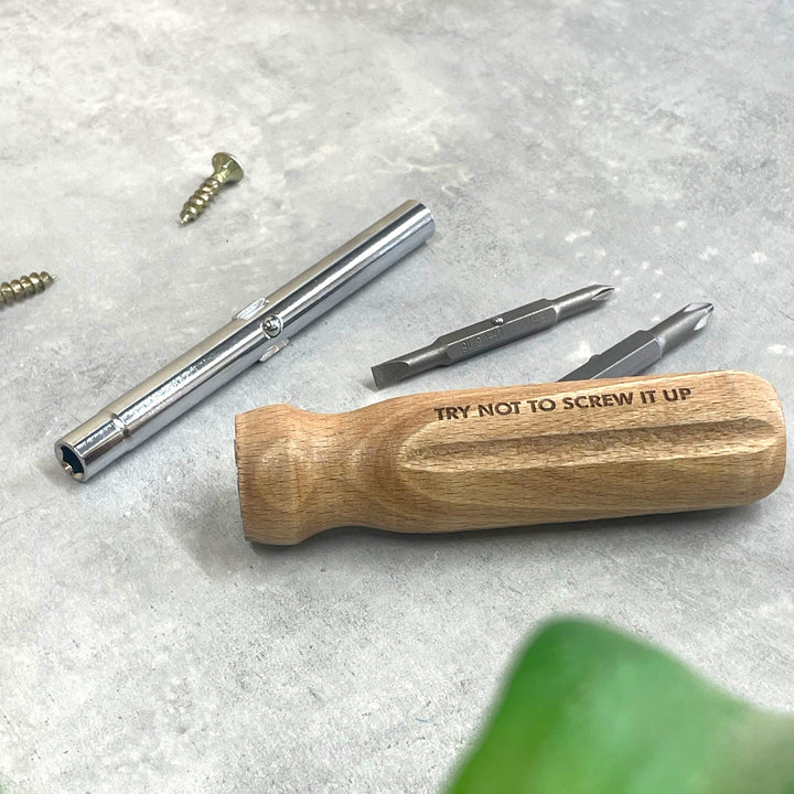 Personalised Wooden Screwdriver