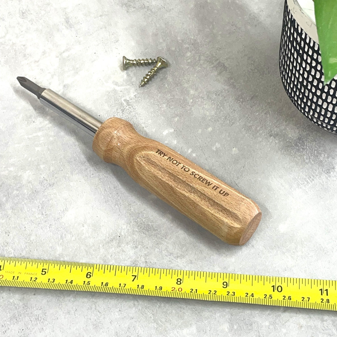 Personalised Wooden Screwdriver