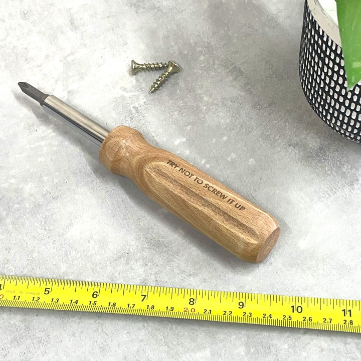 Personalised Wooden Screwdriver