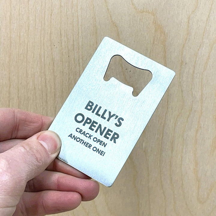Sleek Personalised Bottle Opener
