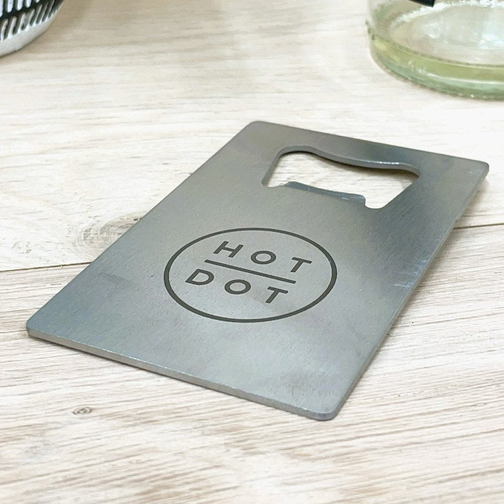 Sleek Personalised Bottle Opener