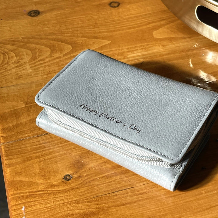 Personalised Leather Ladies Mini Purse