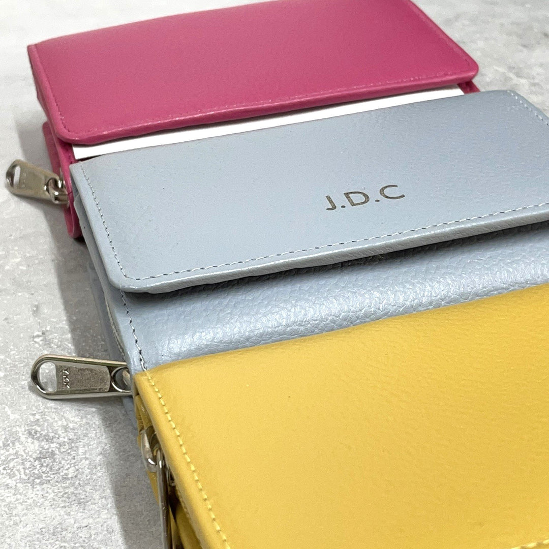 Personalised Leather Ladies Mini Purse