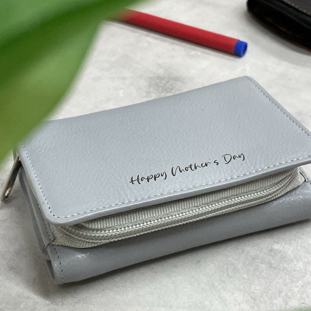 Personalised Leather Ladies Mini Purse