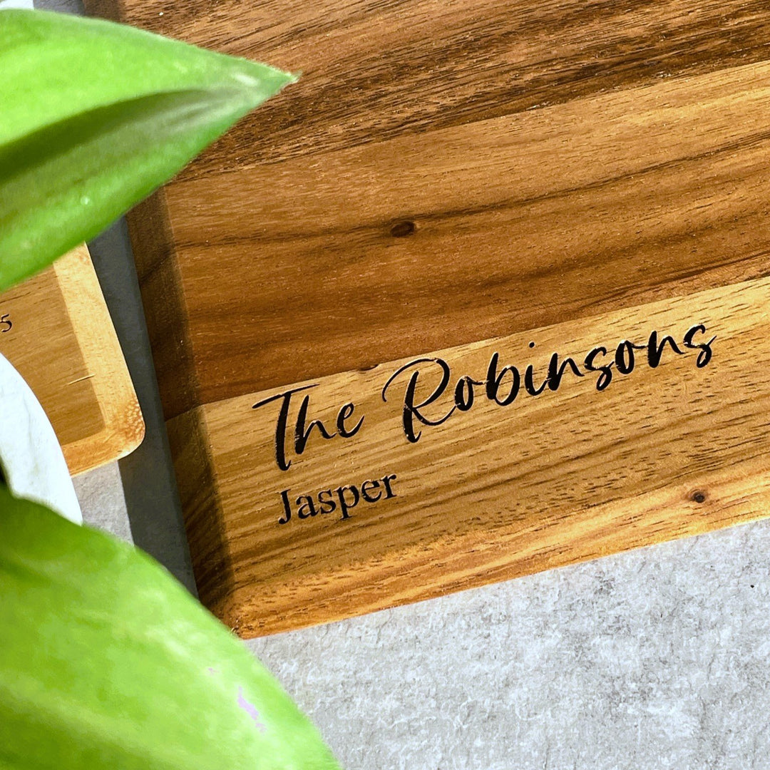 Dark Wooden Personalised Place Mats