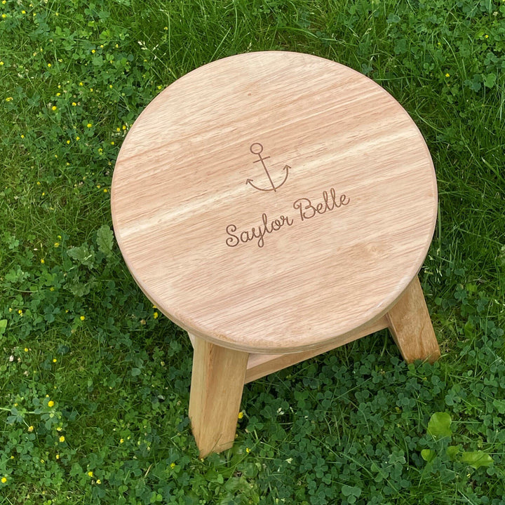 Personalised Children's Wooden Stool