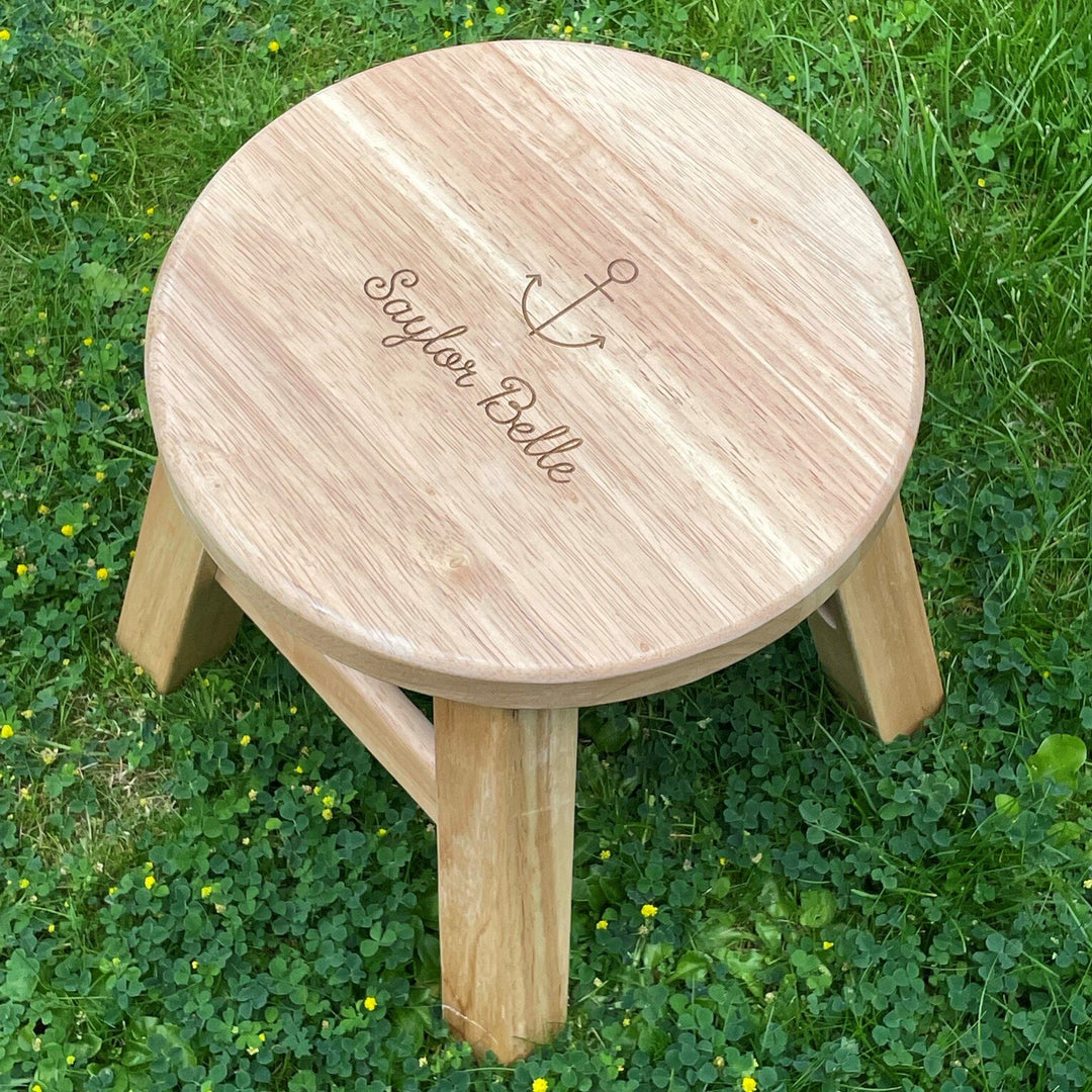 Personalised Children's Wooden Stool