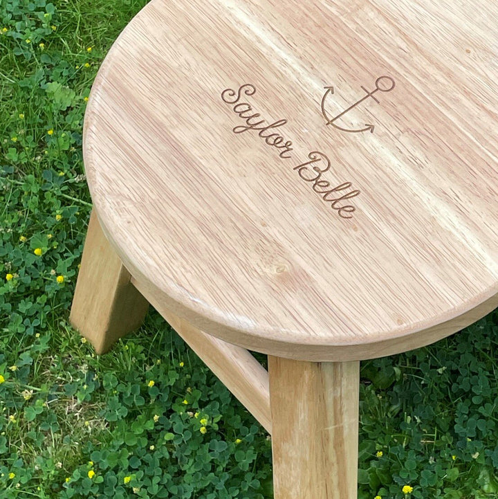Personalised Children's Wooden Stool
