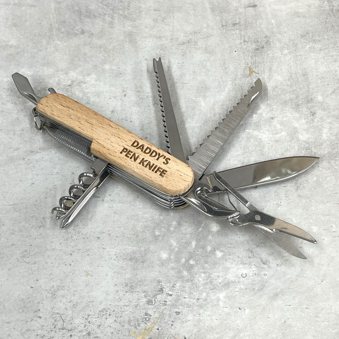 Personalised Pen Knife Multi-Tool