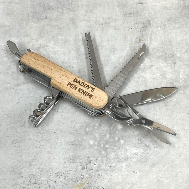 Personalised Pen Knife Multi-Tool