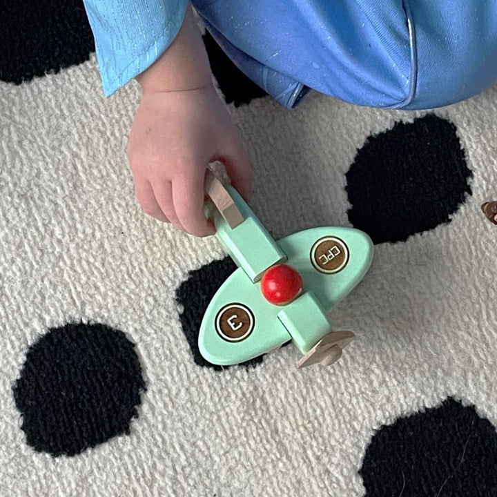 Personalised Wooden Toy Aeroplane