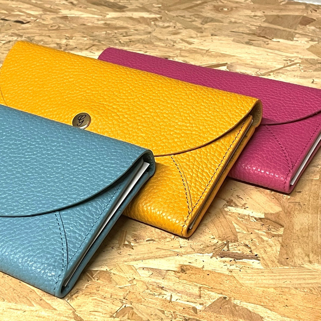 Mustard Yellow Leather Purse