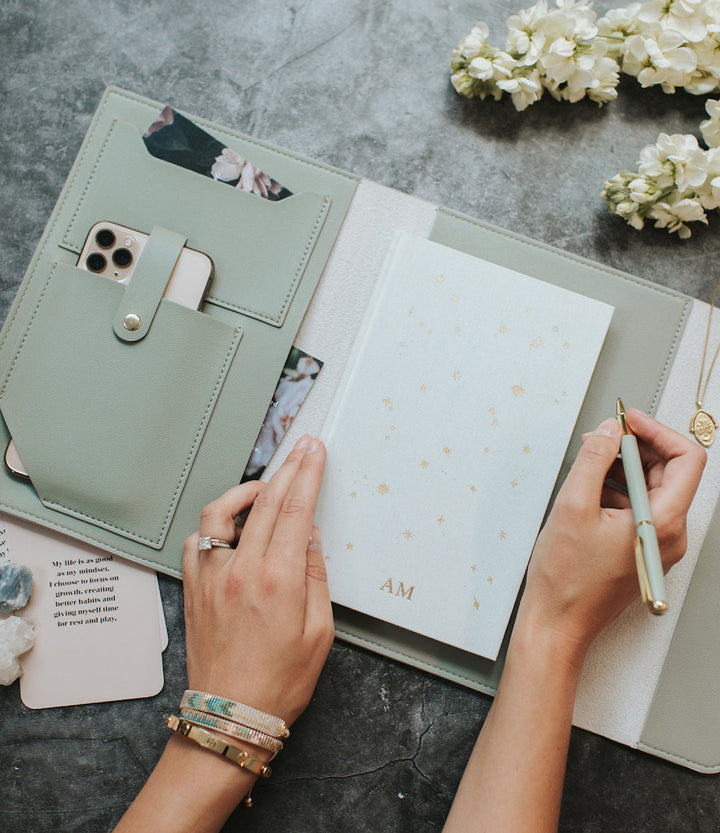 Starry Lined Notebook