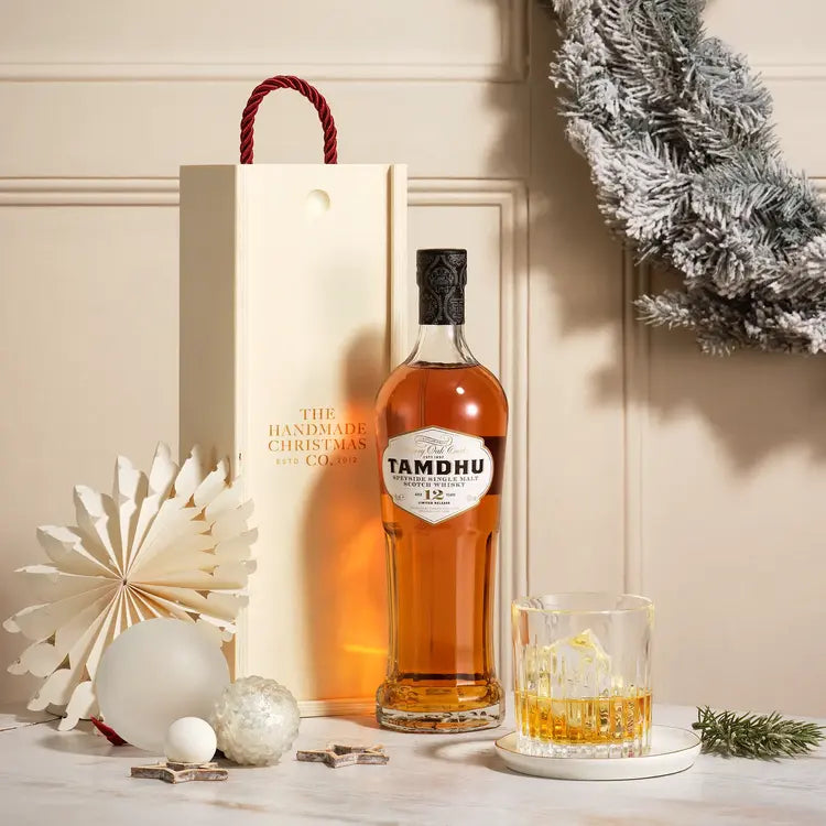 Single Wooden Box - Tamdhu Whiskey Gift Set