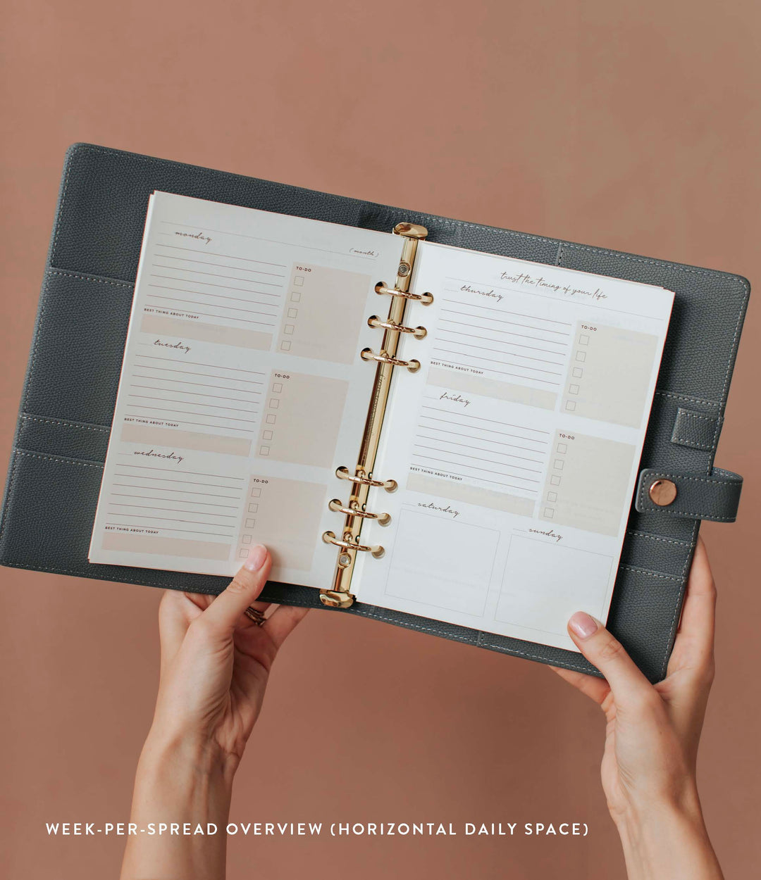 Weekly Ring Binder Planner Set
