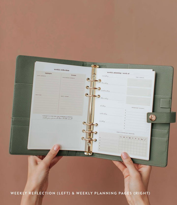 Weekly Ring Binder Planner Set