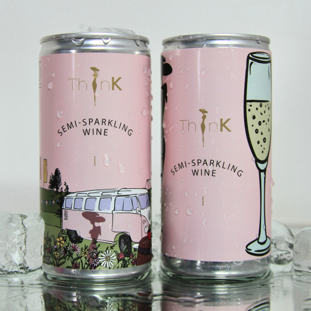 ThinK Pink Sparkling Rosé Cans x 12