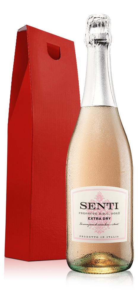 Senti Prosecco Rose Gift Set