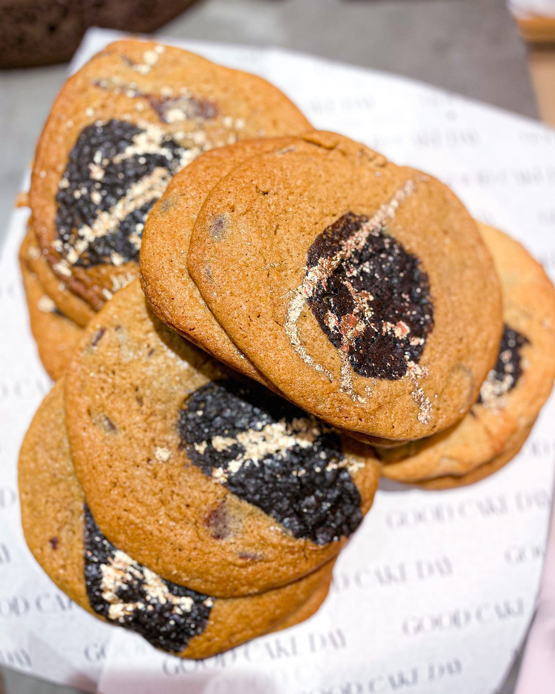 Single Crownie - Chocolate Chip Cookie with a Dark Chocolate Brownie Centre