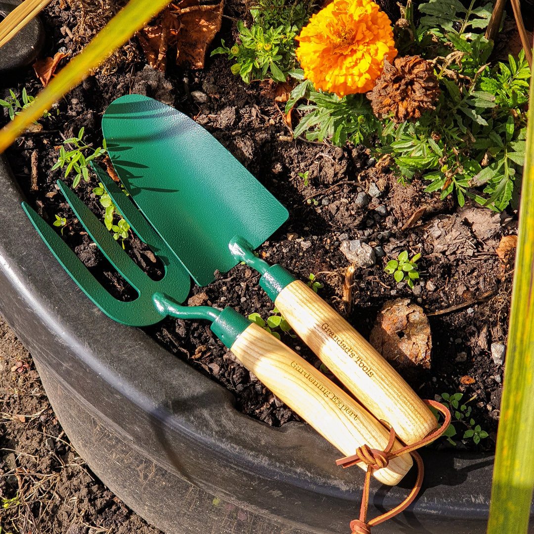 Gardener's Personalised Fork and Trowel Set