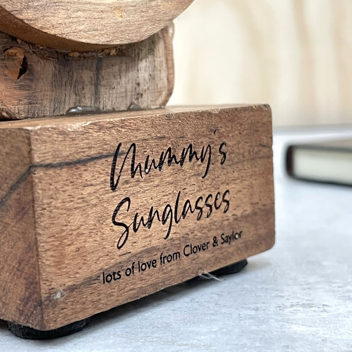 Wooden Glasses Holder
