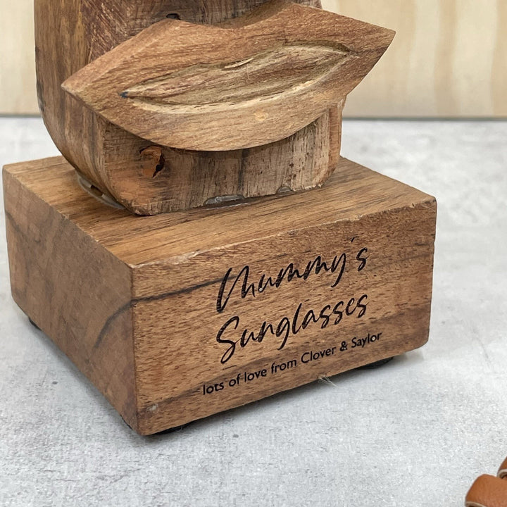 Wooden Glasses Holder