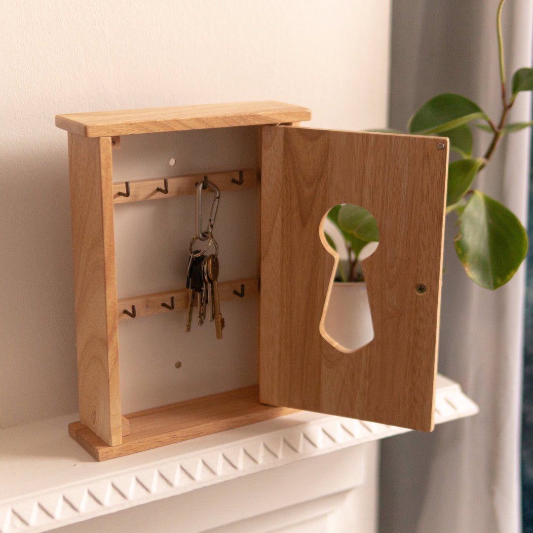 Personalised Oak Key Box