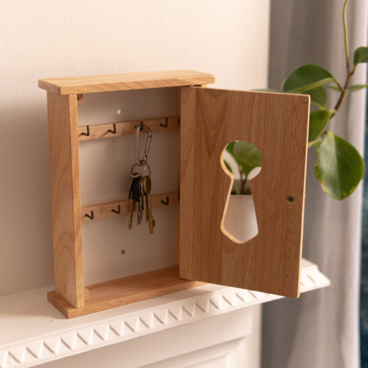 Personalised Oak Key Box