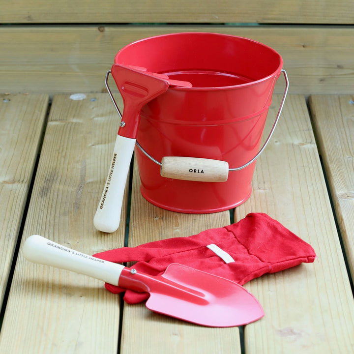 Personalised Childrens gardening set - Children's gift set - personalised spade and fork for digging - gifts for kids