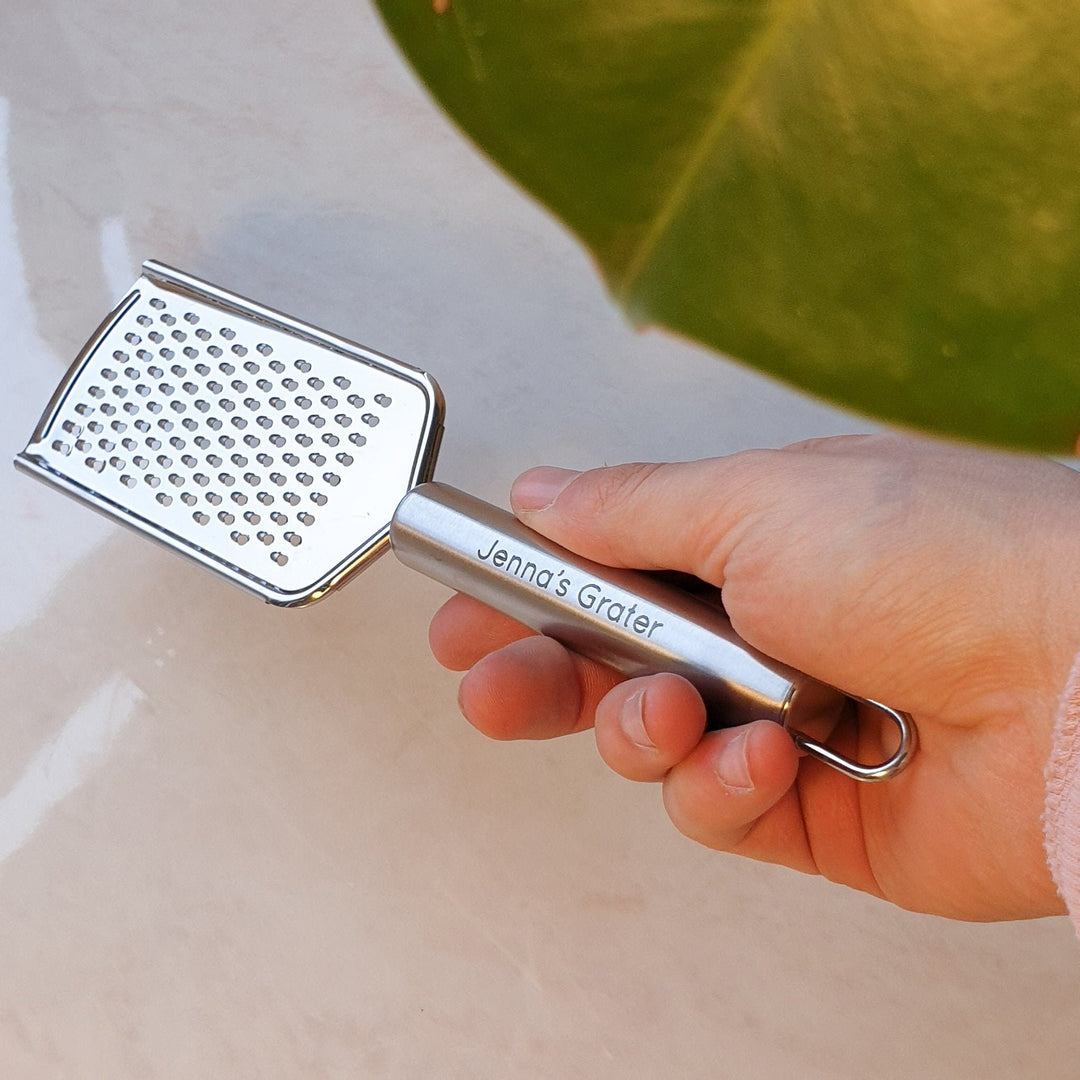 Cheese Grater - Personalised Stainless Steel Utensil