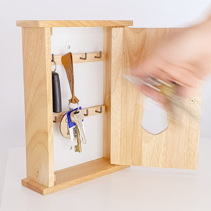 Personalised Oak Key Box