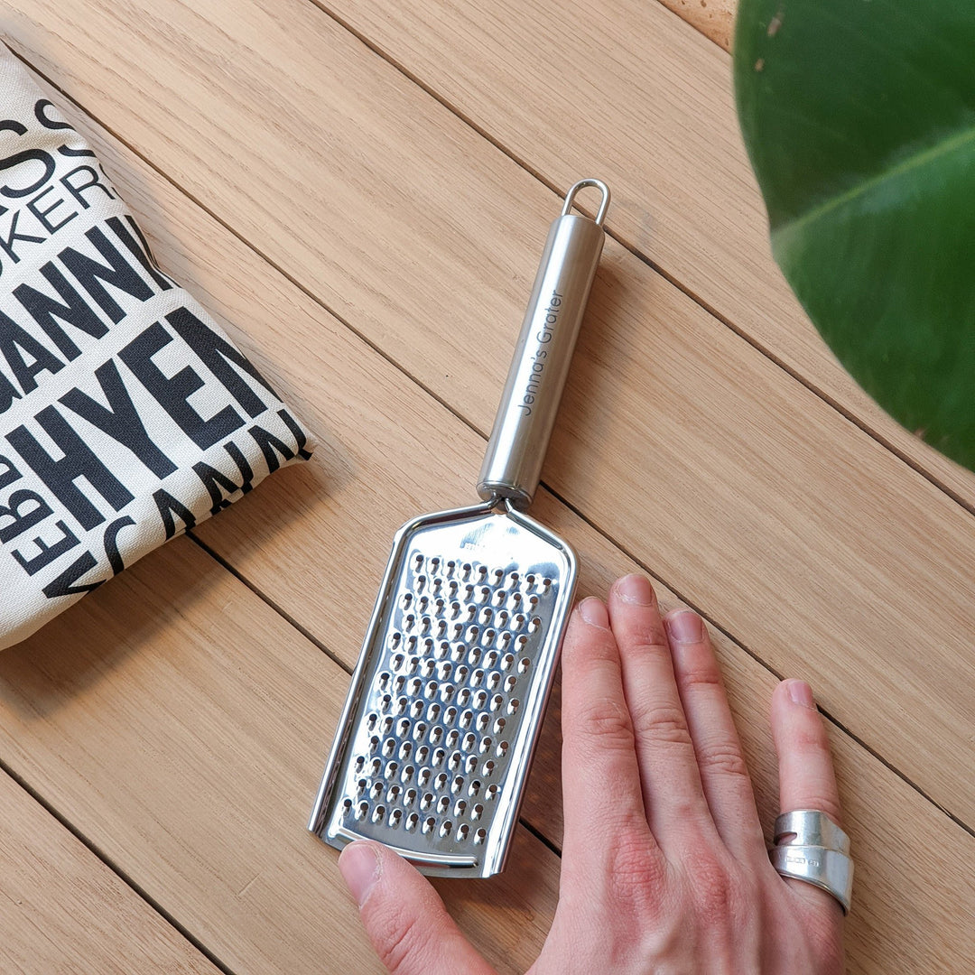 Cheese Grater - Personalised Stainless Steel Utensil