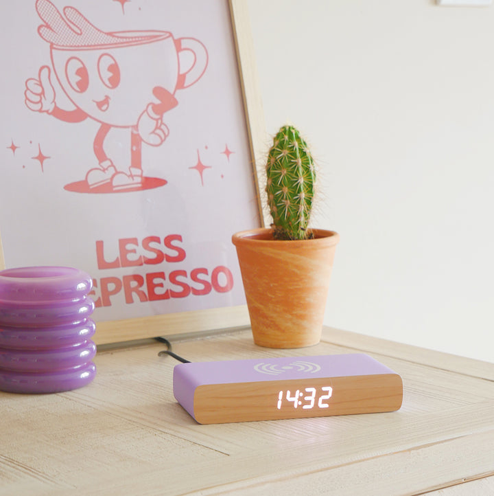 Wireless Phone Charger and Alarm Clock