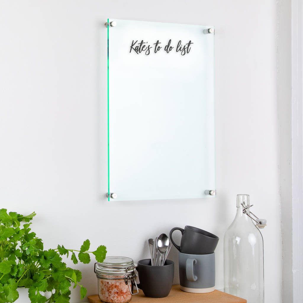 Personalised Acrylic To Do List