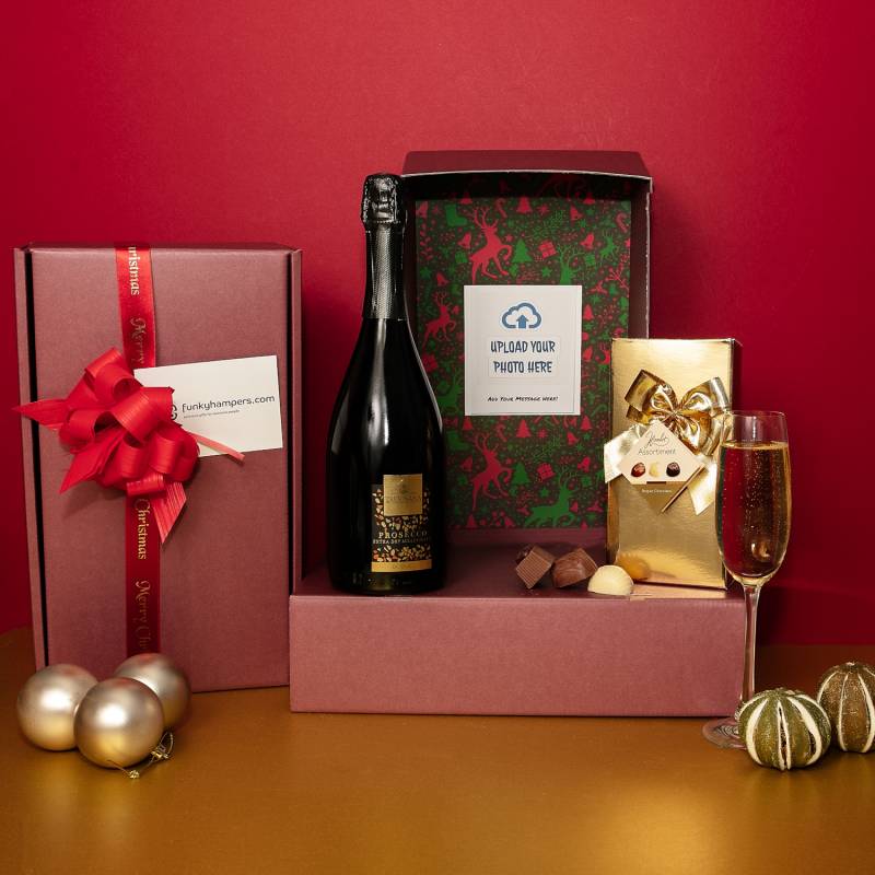 Luxury Festive Prosecco & Chocolate Gift Hamper
